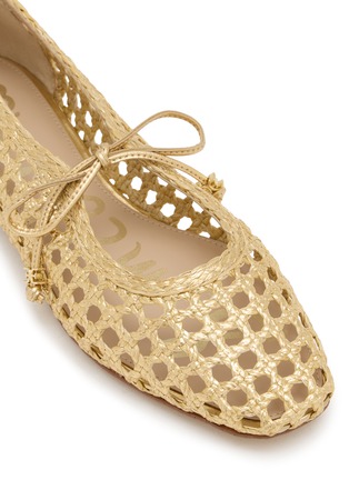 Detail View - Click To Enlarge - SAM EDELMAN - Marcie Woven Ballet Flats