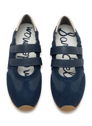 Detail View - Click To Enlarge - SAM EDELMAN - Isabella Suede Nylon Mary Jane Sneaker