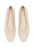 Detail View - Click To Enlarge - SAM EDELMAN - Ruthie Woven Leather Ballerina Flats