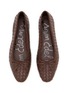 Detail View - Click To Enlarge - SAM EDELMAN - Ruthie Woven Leather Ballerina Flats