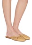 Figure View - Click To Enlarge - SAM EDELMAN - Nola Woven Leather Mules