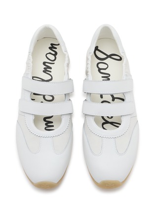 Detail View - Click To Enlarge - SAM EDELMAN - Isabella Suede Nylon Mary Jane Sneaker