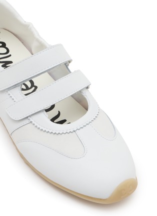 Detail View - Click To Enlarge - SAM EDELMAN - Isabella Suede Nylon Mary Jane Sneaker