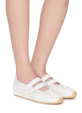 Figure View - Click To Enlarge - SAM EDELMAN - Isabella Suede Nylon Mary Jane Sneaker