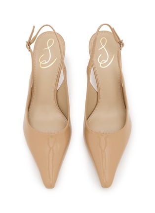 Detail View - Click To Enlarge - SAM EDELMAN - Bianka 60 Patent Leather Slingback Pumps