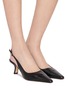 Figure View - Click To Enlarge - SAM EDELMAN - Bianka 60 Leather Slingback Pumps