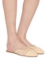 Figure View - Click To Enlarge - SAM EDELMAN - Nola Woven Leather Mules