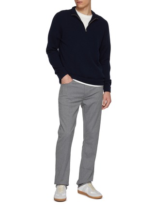 Figure View - Click To Enlarge - FRAME - Modern Straight Light Wash Jeans