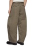 Back View - Click To Enlarge - SACAI - Curved Leg Belted Cotton Chino Pants
