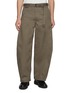 SACAI Curved Leg Belted Cotton Chino Pants