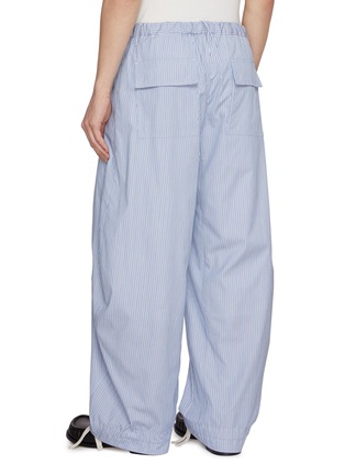 Back View - Click To Enlarge - SACAI - Striped Elasticated Drawstring Waist Pants
