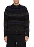 SACAI Fairisle Pattern Knit Jacket
