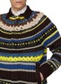  - SACAI - Fairisle Pattern Knit Jacket