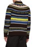 Back View - Click To Enlarge - SACAI - Fairisle Pattern Knit Jacket
