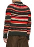 Back View - Click To Enlarge - SACAI - Fairisle Pattern Knit Jacket