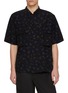 SACAI Short Sleeve Tonal Floral Cotton Pocket Shirt
