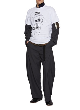 Figure View - Click To Enlarge - SACAI - Geoff Graphic Crewneck Cotton Jersey T-Shirt