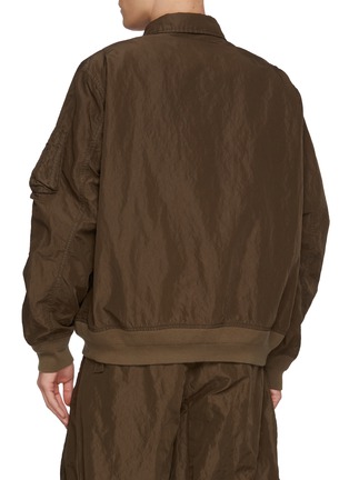 Back View - Click To Enlarge - SACAI - Crinkled Treated Bomber Jacket