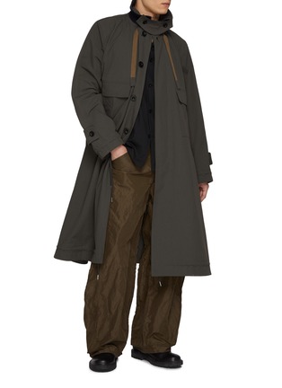 Figure View - Click To Enlarge - SACAI - Oversized Trench Coat