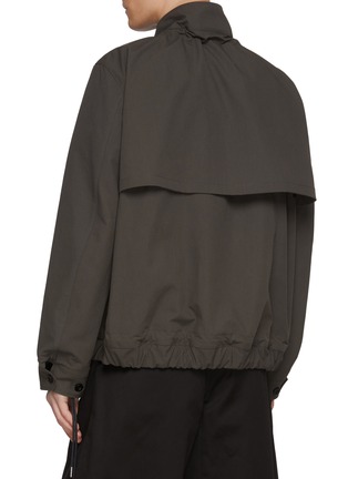 Back View - Click To Enlarge - SACAI - Drawstring Zip Up Weather Cloth Jacket