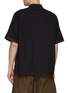 Back View - Click To Enlarge - SACAI - Hybrid Underarm Panel Wool Blend Shirt