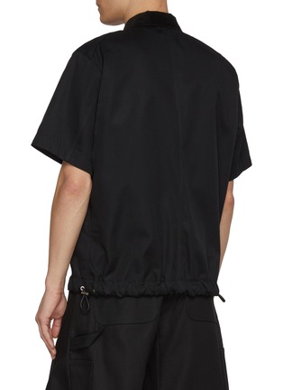 Back View - Click To Enlarge - SACAI - X Carhartt WIP Quad Pocket Corduroy Collar Cotton Shirt