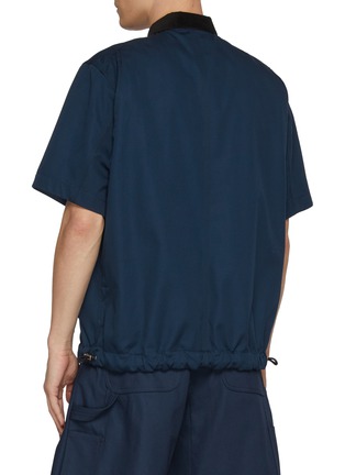 Back View - Click To Enlarge - SACAI - X Carhartt WIP Quad Pocket Corduroy Collar Cotton Shirt