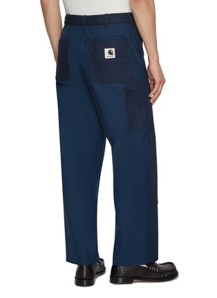 Back View - Click To Enlarge - SACAI - X Carhartt WIP Belted Straight Leg Carpenter Pants