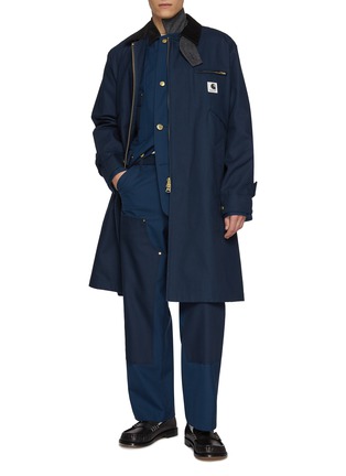 Figure View - Click To Enlarge - SACAI - X Carhartt WIP Belted Straight Leg Carpenter Pants