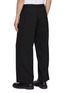 Back View - Click To Enlarge - SACAI - Chalk Striped Side Wrap Belted Cotton Blend Pants