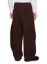 Back View - Click To Enlarge - SACAI - Belted Curved Leg Cotton Cashmere Pants