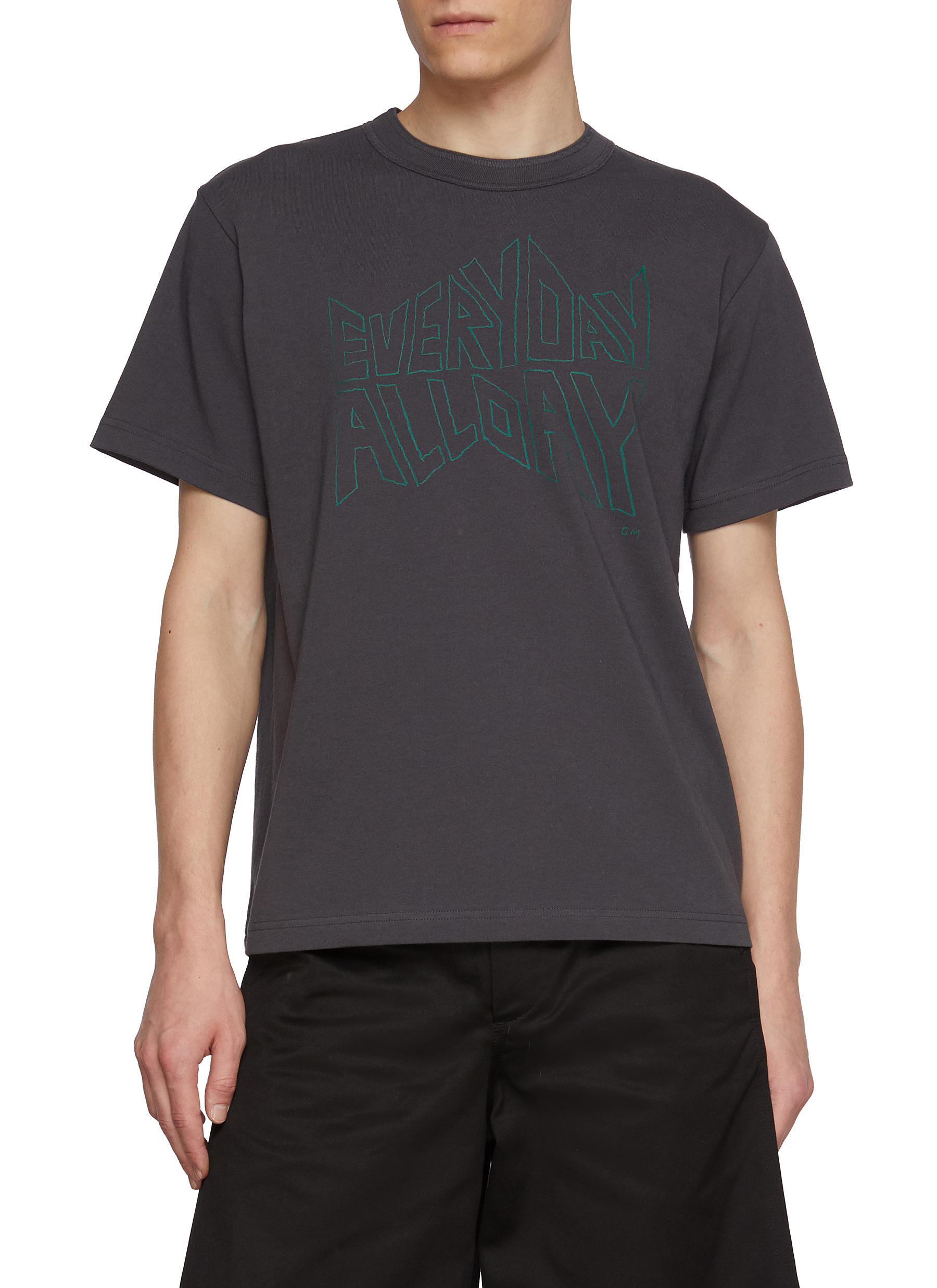SACAI | Geoff Graphic Cotton T-Shirt | Men | Lane Crawford