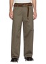 Main View - Click To Enlarge - SACAI - Hybrid Double Waist Belted Cotton Chino Cargo Pants