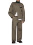 Figure View - Click To Enlarge - SACAI - Hybrid Double Waist Belted Cotton Chino Cargo Pants