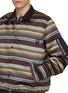  - SACAI - Striped Bomber Jacket