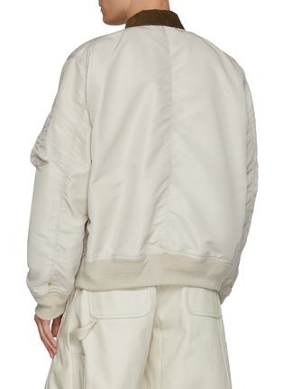 Back View - Click To Enlarge - SACAI - X Carhartt WIP Corduroy Collar Bomber Jacket