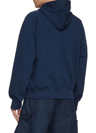 Back View - Click To Enlarge - SACAI - X Carhartt WIP Zippered Pocket Cotton Hoodie