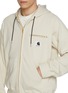  - SACAI - X Carhartt WIP Zippered Pocket Cotton Hoodie