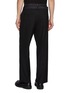 Back View - Click To Enlarge - SACAI - Belted Hybrid Double Denim Waist Wool Blend Pants