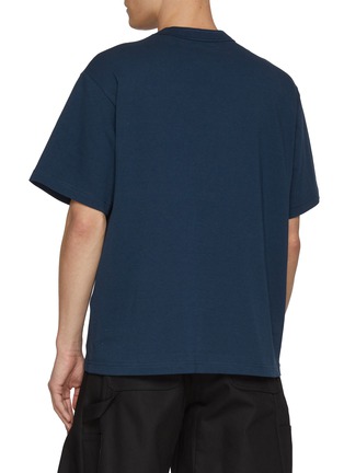 Back View - Click To Enlarge - SACAI - X Carhartt WIP Zipper Detail Cotton T-Shirt