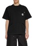 Main View - Click To Enlarge - SACAI - X Carhartt WIP Zipper Detail Cotton T-Shirt
