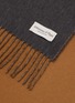 Detail View - Click To Enlarge - JOHNSTONS OF ELGIN - Contrast Reversible Cashmere Scarf