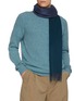 Figure View - Click To Enlarge - JOHNSTONS OF ELGIN - Contrast Reversible Cashmere Scarf