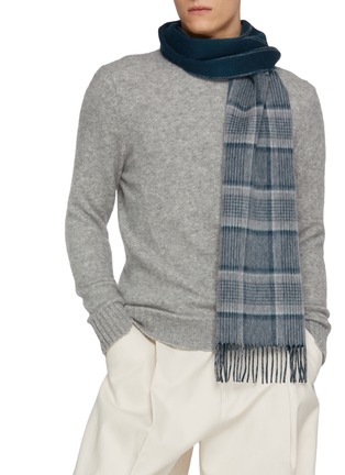 Figure View - Click To Enlarge - JOHNSTONS OF ELGIN - Reversible Cashmere Scarf