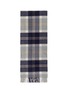 JOHNSTONS OF ELGIN Tartan Wide Cashmere Scarf