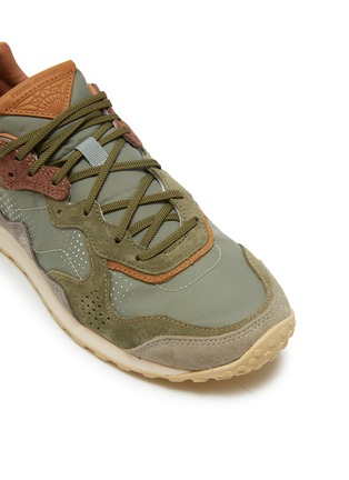 Detail View - Click To Enlarge - FLOWER MOUNTAIN - Puerh Uni Limited Edition Suede Technical Fabric Men's Sneakers