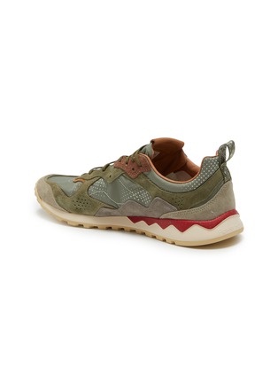 Detail View - Click To Enlarge - FLOWER MOUNTAIN - Puerh Uni Limited Edition Suede Technical Fabric Men's Sneakers