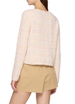 Back View - Click To Enlarge - CRUSH COLLECTION - Check Tweed Jacket