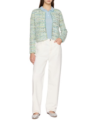 Figure View - Click To Enlarge - CRUSH COLLECTION - Check Tweed Jacket