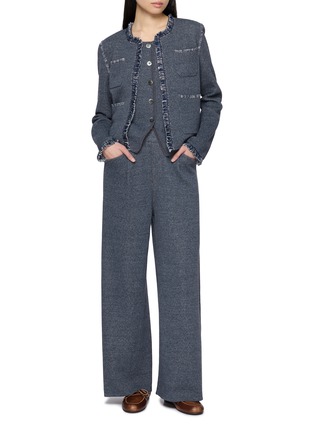 Figure View - Click To Enlarge - CRUSH COLLECTION - Casual Denim Knitted Vest